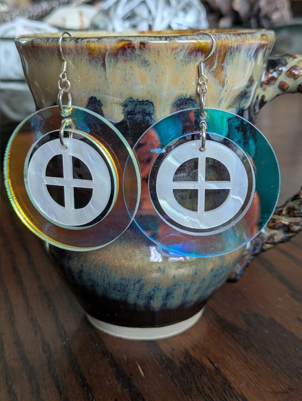 Luminescent Acrylic Earrings